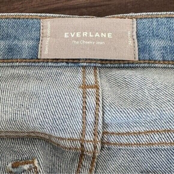 Everlane the cheeky jean light wash Size 24 Pre-owned - Picture 9 of 14